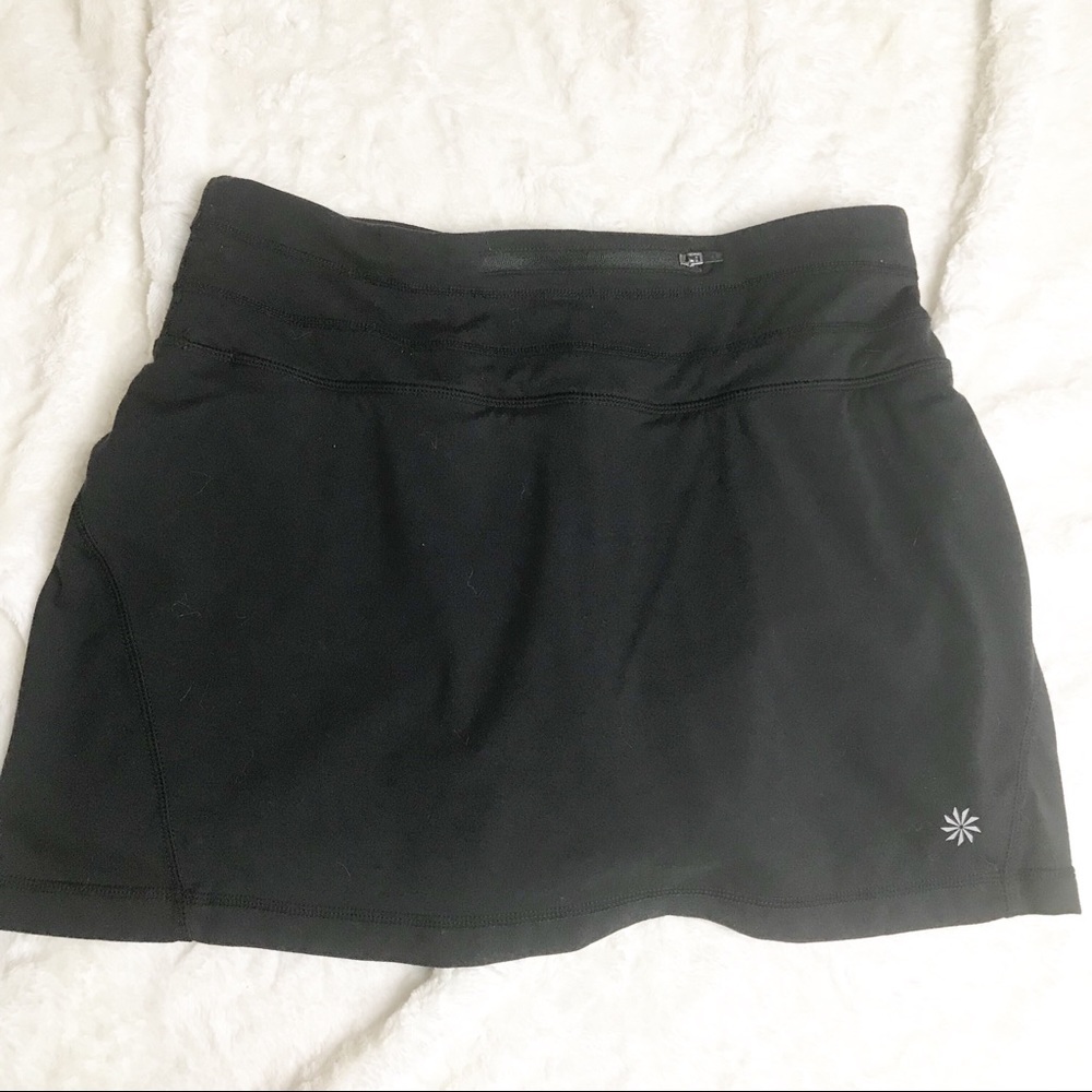 Athleta Black Skort with White Accents - Picture 3 of 6